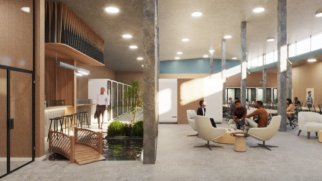 Private Offices Still_Koi Pond_4K